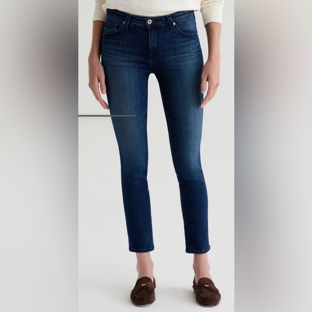 AG Adriano Goldschmied Contour 360 The Prima Mid Rise Cigarette Jean Size 25